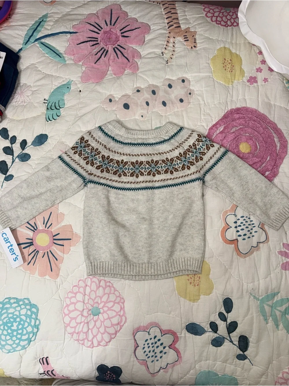Carter’s Fair Isle Sweater – Size 18 Months